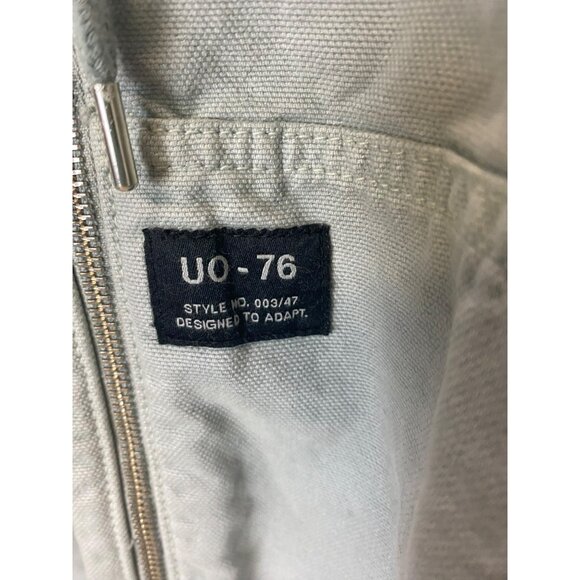 Urban Outfitters BDG Utility Coat Jacket Skate Hooded Zip Front Large Sage Green - Picture 6 of 8